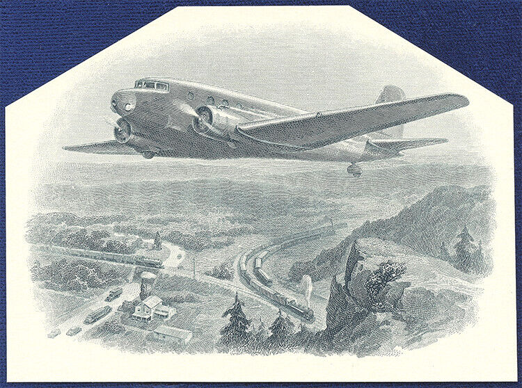 American Bank Note Co. Engraving: Aviation No.6